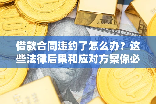 武汉借款合同违约了怎么办？这些法律后果和应对方案你必须知道