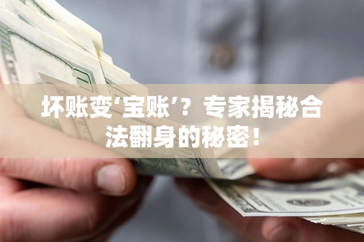 武汉坏账变‘宝账’？专家揭秘合法翻身的秘密！