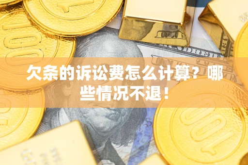 武汉欠条的诉讼费怎么计算?哪些情况不退! 武汉欠条的诉讼费怎么计算?哪些情况不退!