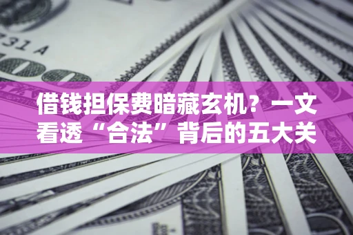 武汉借钱担保费暗藏玄机？一文看透“合法”背后的五大关键陷阱