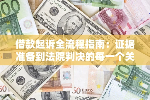 武汉借款起诉全流程指南：证据准备到法院判决的每一个关键步骤