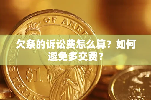 武汉欠条的诉讼费怎么算？如何避免多交费？