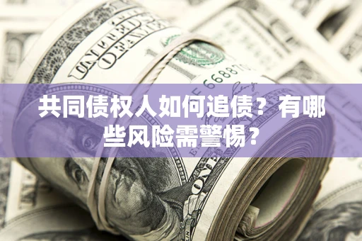 武汉共同债权人如何追债？有哪些风险需警惕？