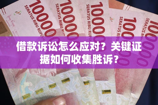 武汉借款诉讼怎么应对？关键证据如何收集胜诉？